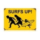 Past Time Signs V476 Courir Famille Surf Humour Vintage Signe en Métal – image 1 sur 1
