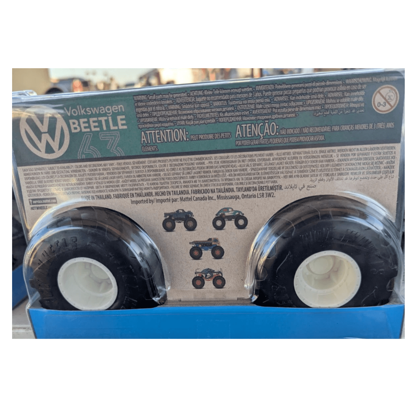 Hot Wheels Oversized Monster Truck Volkswagen Beetle 1:24 Diecast 2025