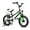 Green, variant on GLAF 12 14 16 Inch Boys Bike with Training Wheels & Water Bottle Holder, for Kids Ages 2-7 Years, Durable Construction, Green