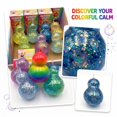 thumbnail image 2 of Squishy Glitter Gourd Stress Toy, Transparent Maltose Filled Squeeze Pinch Toy, Rainbow Calabash Shape Jelly Sensory Fidget Toy, Decompression Hand Toy for Kids and Adults（Random Color）, 2 of 7