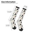 thumbnail image 2 of Naloa Funny Puppy Thigh High Socks Extra Long Stretchy Sock Women Over Knee High Opaque Stocking Daily Wear, 2 of 6