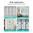 thumbnail image 6 of Window Privacy Film,Dark Blue Grey Coral UV Sun Blocking Window Tint Film Heat Control One Way Blackout Window Film,Coastal Nautical Summer Beach Turtle Starfish Non Adhesive Static Cling 23.6x59 In, 6 of 7