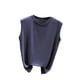 thumbnail image 2 of Xuyuer Breathable Summer Sleeveless Tank Top - Fashion Women's Round Neck Solid Comfort Fit Essential for Hot Weather Outdoor Activities, Travel-Friendly Layering, 2 of 5