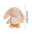 thumbnail image 6 of Edunwind Bunny Stuffed Animal Rabbit and Christmas Thanksgiving Plush Toy Saved Baby Stuffed Animals Plush Toy for Girls Boys Kids Friends Christmas Birthday Gifts, 6 of 6