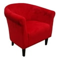 thumbnail image 2 of Newport Red Microfiber Club Chair, 2 of 2