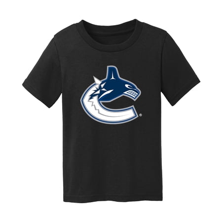 Toddler Chad & Jake Black Vancouver Canucks Primary Logo T-Shirt