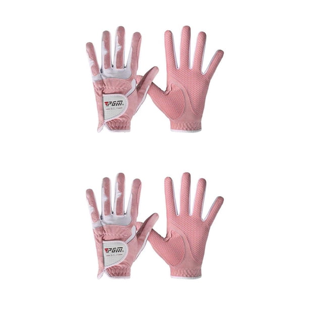 Eigraketly Guantes de golf para mujer Diseño antideslizante Gránulos para mano izquierda y derecha Tela de microfibra Transpirable Guantes deportivos Type11 NO11 Eigraketly CBP086663