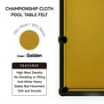 thumbnail image 2 of Empire USA Championship - Golden Invitational Felt w/Teflon - 8ft, 2 of 5