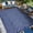 Dark blue/white, variant on GlowSol Black and White Striped Outdoor Rug 8x10 Waterproof - Reversible Plastic Straw Patio Mat for Camping, Deck, RV, Backyard, Picnic, Balcony