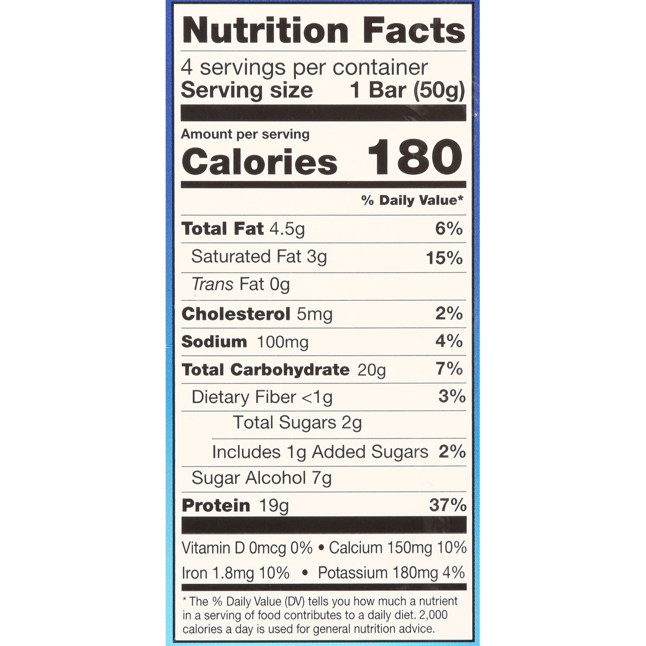 Pure Protein Bars, Chocolate Mint Cookie, Gluten Free, 20g Protein, 1.76 oz, 4 Count