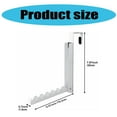 thumbnail image 4 of Laundry Room Hanging Rack Over The Door Hook Laundry Room Hanging Rack Folding Clothes Hanger, 4 of 6