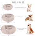 thumbnail image 5 of Sanmadrola Dog Bed for Small Dogs, 23in Calming Dogs Bed & Cat Dog, Washable-Round Cozy Soft Pet Bed, Donut Cuddler Round Anti-Anxiety Dog Beds, Fits up to 25 lbs Pets Beds, Gray Coffee, 5 of 11
