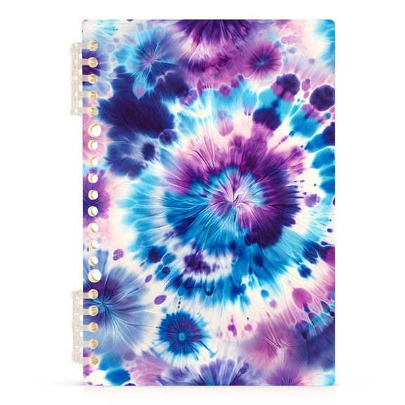 Abstract Tie Dye Spiral Journal Notebook College Ruled Notebook 8.3" x 5.7" A5 Lined Thick Paper Page