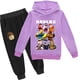 thumbnail image 1 of Roblox juego de dibujos animados para niños y niñas, traje de ocio bidimensional periférico de animación, suéter y pantalones para niños, nuevo, 1 of 4