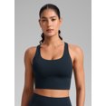 thumbnail image 2 of CRZ YOGA Naked Feeling Scoop Neck Sports Bras,Removable Pads,Strappy Back, for Women, 2 of 6