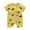 Yellow, variant on Fesfesfes Newborn Infant Onesie Baby Girls Boys Bodysuit Summer Short Sleeve Sleepwear One-piece Cartoon Romper Jumpsuit On Sale