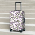 thumbnail image 5 of Uemuo Lavender Flowers Printed Washable Luggage Cover - Fashion Suitcase Protector Fits 18-32 Inch Luggage -, 5 of 9