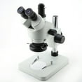 thumbnail image 3 of Microscopio estéreo con aumento trinocular y zoom, oculares WF10X/20 mm, enchufe estadounidense, 100-240 V, 3 of 10
