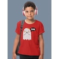 thumbnail image 2 of Boo. Shy Cute Little Ghost T-Shirt Juniors -Image by Shutterstock,  Small, 2 of 4