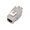 CAT6, variant on Ethernet Wall Port Coupler Module, Shielded RJ45 Female Keystone Connector with Orderly Cable Termination Support