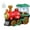 Red, variant on Kids Electric Locomotive Train Retro Colorful Light Music Children Spray Steam Train Railway Accessories