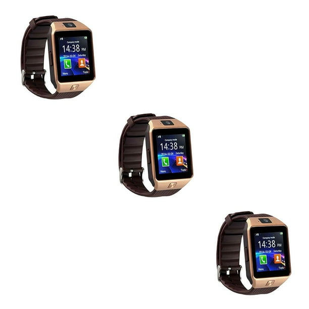 sweethay Bluetooth Smart Watch DZ09 Telefono con soporte de camara Tarjeta TF SmartWatch Reloj de llamada telefonica para telefono inteligente Type5 NO5 Walmart en linea