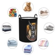 thumbnail image 6 of XMXT Collapsible Laundry Basket, Egyptian Anubis Head Waterproof Laundry Hampers Storage Baskets Dirty Clothes Hamper, 62L, 6 of 8