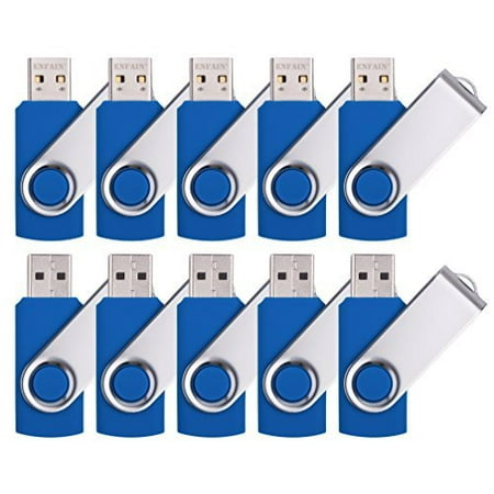 Enfain USB Flash Drive Memory Stick - 2GB, Blue (Best Memory Stick Brand)