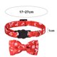 thumbnail image 2 of Collar de perro navideño con pajarita, collares para perros pequeños, medianos y grandes, 2 of 5