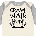 thumbnail image 4 of Inktastic Crawl, Walk, Hunt Boys or Girls Long Sleeve Baby Bodysuit, 4 of 5