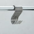 thumbnail image 2 of 2 Pcs S Shaped Hooks Stainless Steel Metal Hangers Hanging Hooks for Kitchen, Work Shop, Bathroom, Garden, 2 of 7