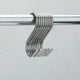 thumbnail image 1 of Xihbxyly Ganchos En Forma de S de Acero Inoxidable, Diseño de Metal Duradero y Antioxidante, Organizador de Armario Que Ahorra Espacio, Versátiles para Cocina, Baño y Dormitorio, Paquete de 10, Tamañ, 1 of 7