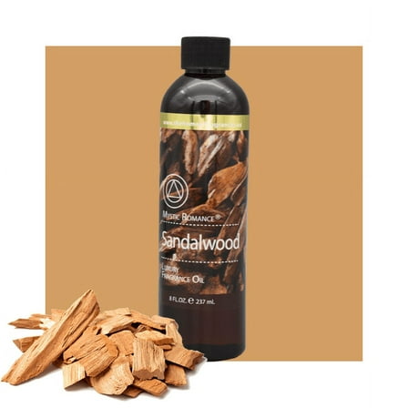 Mystic Romance Premium Home Fragrance oil scent SANDALWOOD 2FL.OZ 60ML