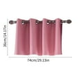 thumbnail image 3 of PEIBang Window Treatments Curtain Valance with Grommets,Small Half Window Valance for Bedroom Living Room Windows, 3 of 7