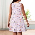 thumbnail image 5 of LTTVQM Easter Dresses for Girls 2026 Bunny Egg Graphic Cute Sleeveless Sundress Soft Crew Neck Midi Dresses Lightweight A-Line Dresses Light Purple 9-10 Years, 5 of 5
