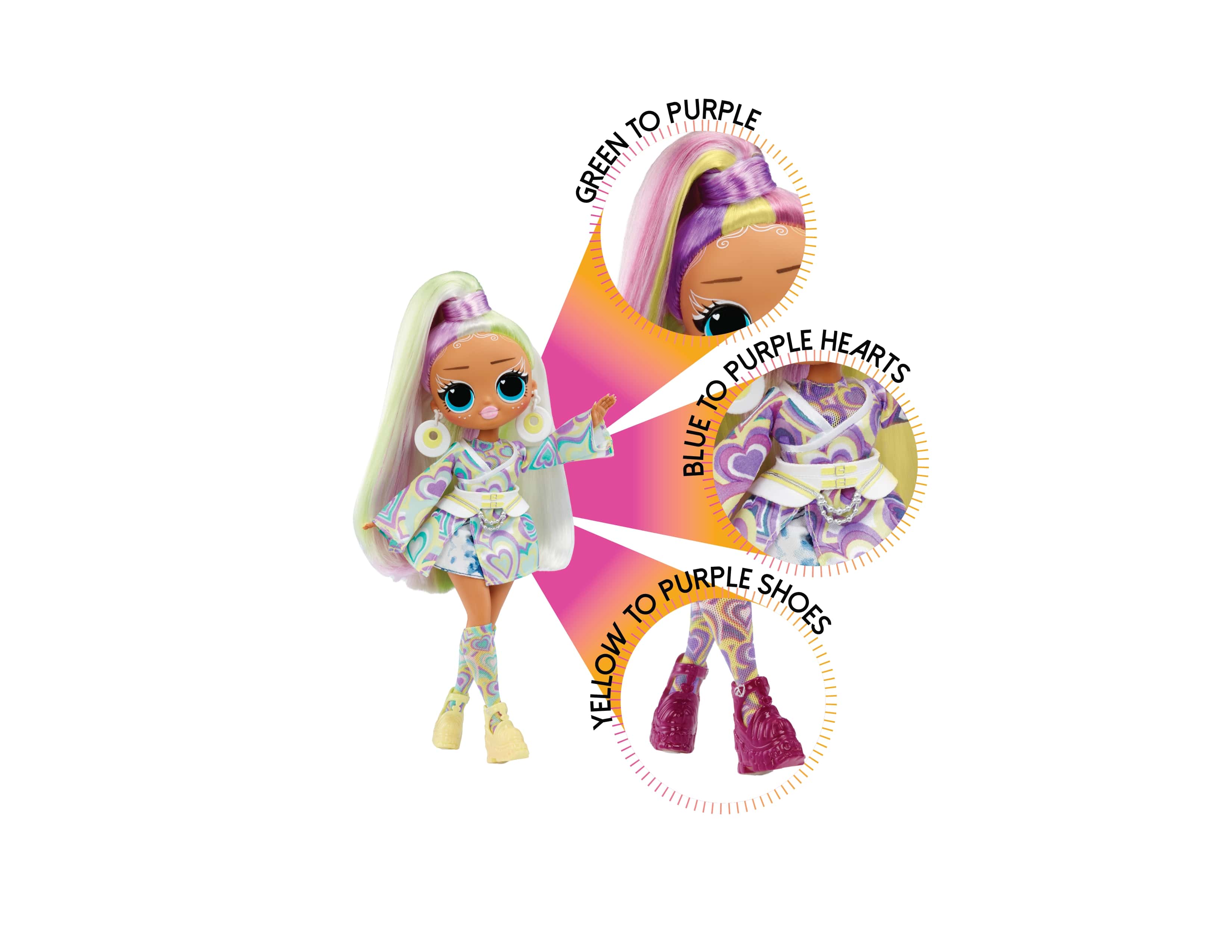 LOL Surprise OMG Sunshine Sunrise Color Change Fashion Doll photo 4