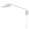 thumbnail image 1 of Sconce Wall Lamp Light Fixture, White, Metal, Modern Contemporary, Mid Century Living Kitchen Cafe Bistro Restaurant Hospitality, 1 of 9