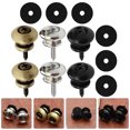 thumbnail image 3 of 6pcs Guitar Strap Lock Button Anti-slip Locks Pin for Acoustic Electric Bass Strap, 3 of 8