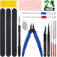 thumbnail image 1 of Czcpp-24 Pcs Gundam Modeler Outils de Base Ensemble d'Artisanat pour Voiture Gundam Modèle Assemblage Construction, 1 of 4
