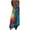 Multicolor#3, variant on Black*Friday Discounted Items under $5 GaThRRgYP Stylish V-Neck Short Sleeve Dress,Summer Dresses for Women Print Sleeveless Round Neck Dress Casual Dresses