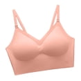 thumbnail image 6 of Seamless Wireless Bras for Women, Deep V Neck Adjustable Thin Strap, No Underwire Comfort Everyday Sleep Bra, 6 of 6