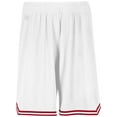 thumbnail image 4 of Holloway Sportswear M Retro Basketball Shorts White/Scarlet 224077, 4 of 5