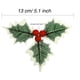 thumbnail image 5 of De Bayas Rojas Artificiales Con Hojas Para Decoración De Árboles De Navidad, Adornos De Vacaciones Y Decoración Del Hogar 20 Piezas Methold HA043109-02, 5 of 6