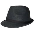 thumbnail image 2 of The Hatter Co. Tweed Classic Cuban Style Fedora Fashion Cap Hat, Purple, 2 of 8