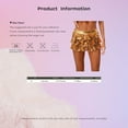 thumbnail image 7 of Jowowha Women's Shiny Sequin Ruffle Skirt High Waist Layered Hem Sparkle Glitter Mini Short Skirts Silver One Size, 7 of 7