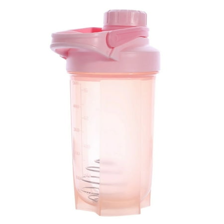 

KFIWSZC Sports Fitness 500ML Swinging Cup Portable Water Cup With Scale Handheld Travel Bottles