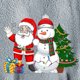 thumbnail image 5 of Pntutb Mujer Casual Navidad Impresión Botones De Felpa Manga Larga Con Capucha Abrigo De Felpa Top Pntutb Pntutb-4787, 5 of 5
