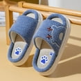 thumbnail image 4 of Vedolay Baby Shoes Toddler Kids Girls Shoes Slippers Boys Warm Soft-Soled Shoes Navy,26, 4 of 5