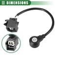 thumbnail image 3 of Unique Bargains Car Engine Ignition Knock Sensor Detonation Sensor for Ford C-Max 2.0L No.1S7Z12A699BB/LR025005 Black, 3 of 6