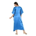 thumbnail image 6 of Gypsie Blu Satin Silk Kaftan for Women Sleepwear Maxi Dress Adjustable Nightgown Plus Size Kimono Sleeve Ladies Caftan Online, 6 of 7